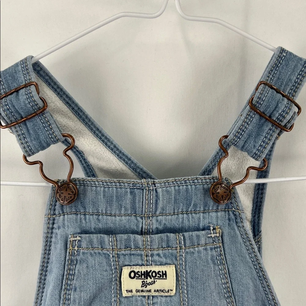 Osh Kosh - Overalls - Jeans - Fleece Lined - Med/Light Blue - 24 months